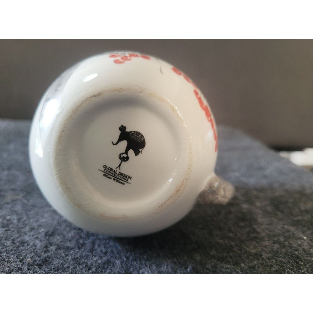 RARE Vintage Kate Williams Winter Chickadee Creamer Global Design Connections